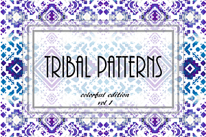 Colorful tribal patterns vol1