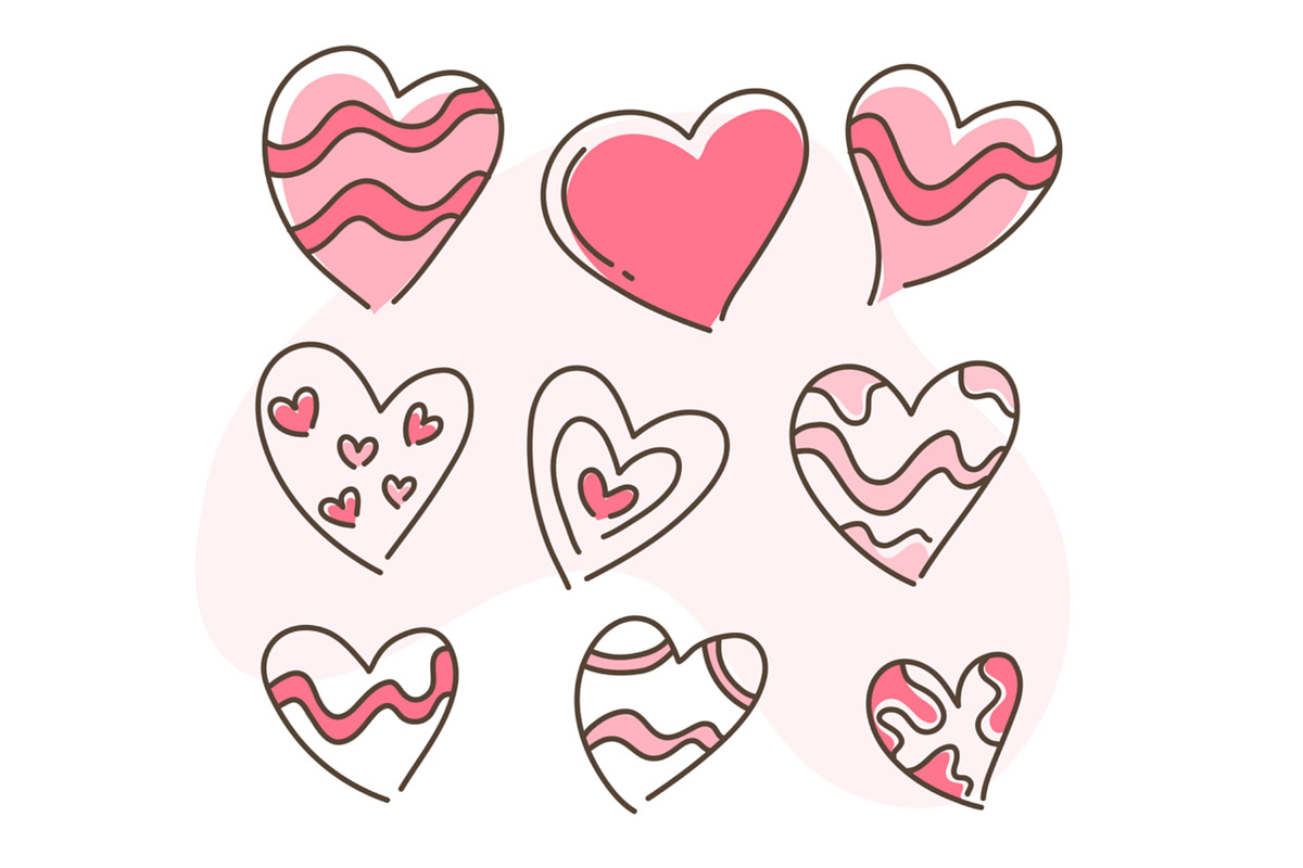 Valentines day doodle hand draw, a Seasonal Illustration by foxndeer (Photo 2 of 4)