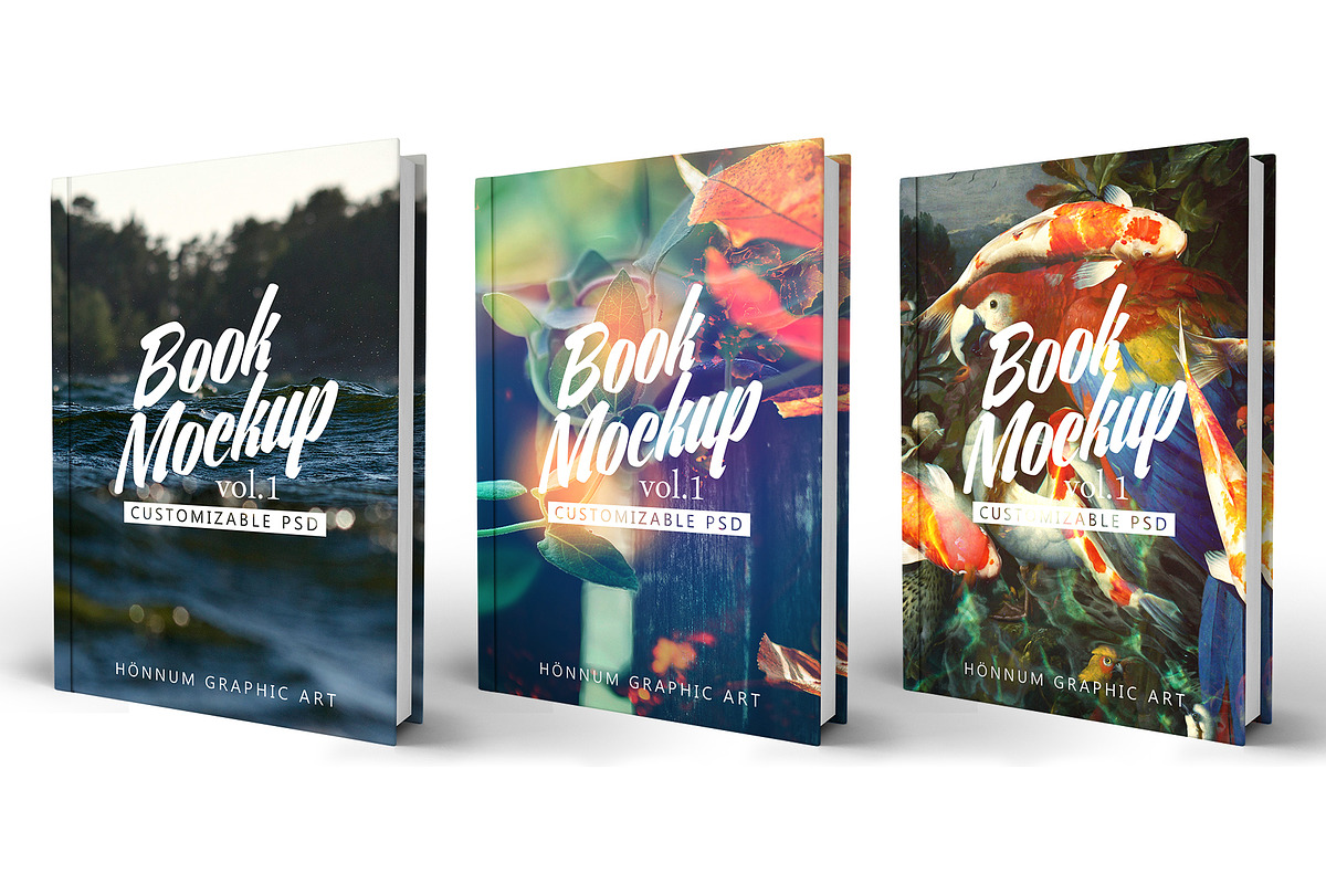 Book Mockup Vol 1, a Print Template by Honnum Graphic Art (Photo 8 of 13)