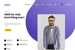 Figma Wireframe & Landing Page