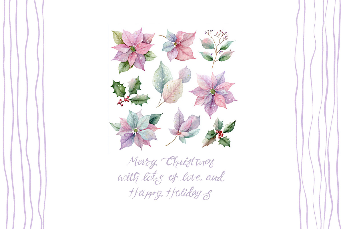 Christmas Festive script Font, a Script Font by ArtstudioByKhushbu (Photo 4 of 5)