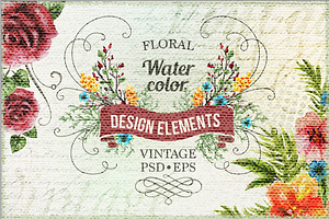 Designer's Set of flowers