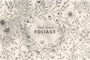 Hand drawn foliage collection, a Decorative Illustration by Merfin (Thumbnail 1 of 5)