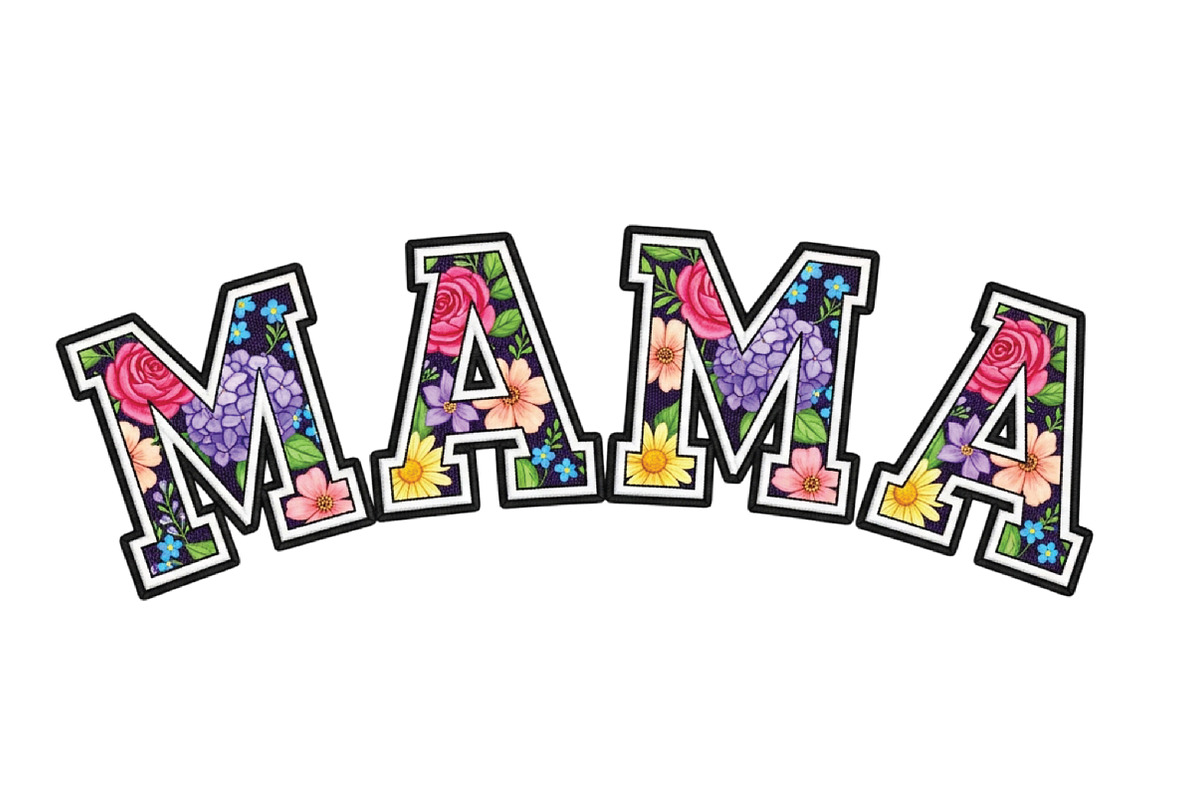 Floral Mama Spring Mothers Day Png, an Illustration by CraftArtStudio (Photo 1 of 4)