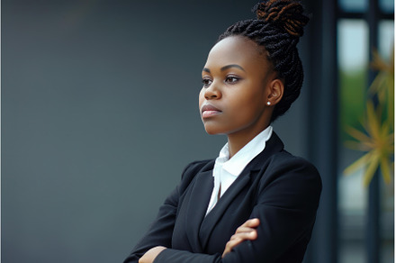 Innovative African business woman, a Person Photo by Ylivdesign