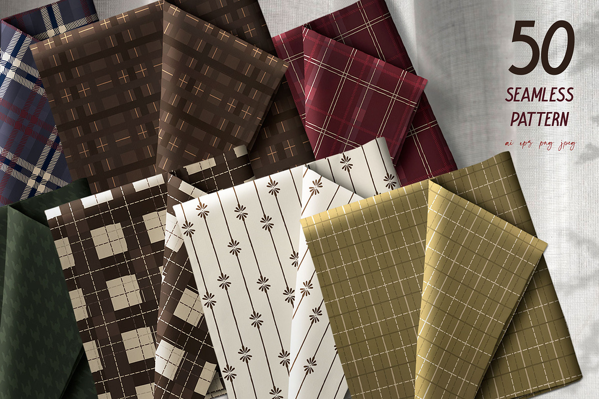 100+ Cozy Season - Patterns & Frames, a Pattern Graphic by Mio Buono (Photo 3 of 15)