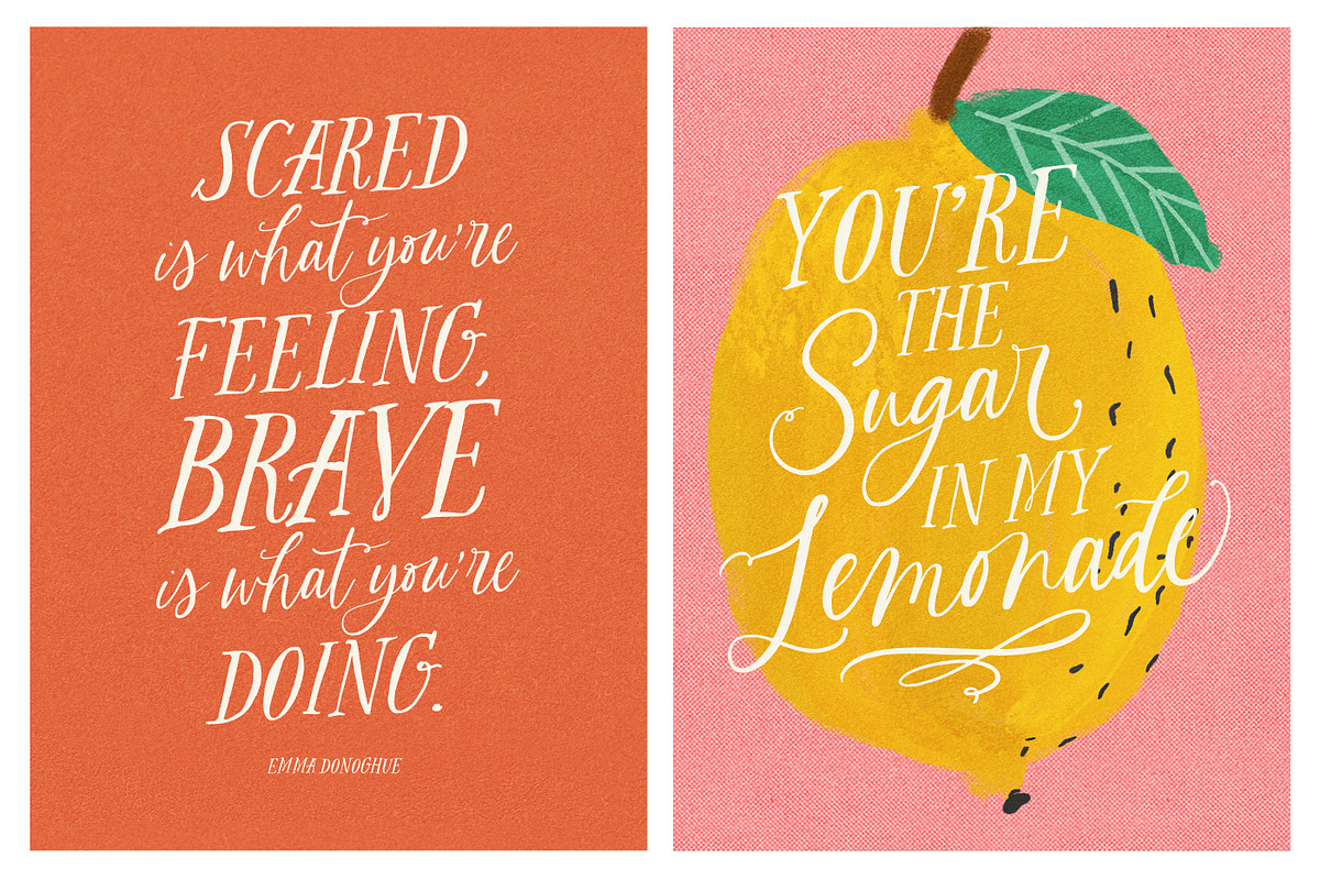 The Blooming Lovely Font Duo, a Script Font by Nicky Laatz (Photo 19 of 28)