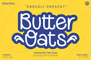 Butter Oats, a Handwritten Font by artism_design (Thumbnail 1 of 7)