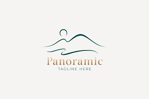 Panoramic Luxury Logo, a Branding & Logo Template by Signatoro