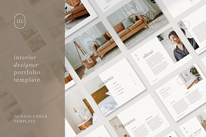 Interior Design Portfolio Canva