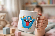 Cupcake Critters - 6 Cute Monsters, a Decorative Illustration by D R A W K M A N (Thumbnail 2 of 4)