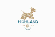 Dog vintage logo + business card, a Branding & Logo Template by Nues Design (Thumbnail 1 of 2)
