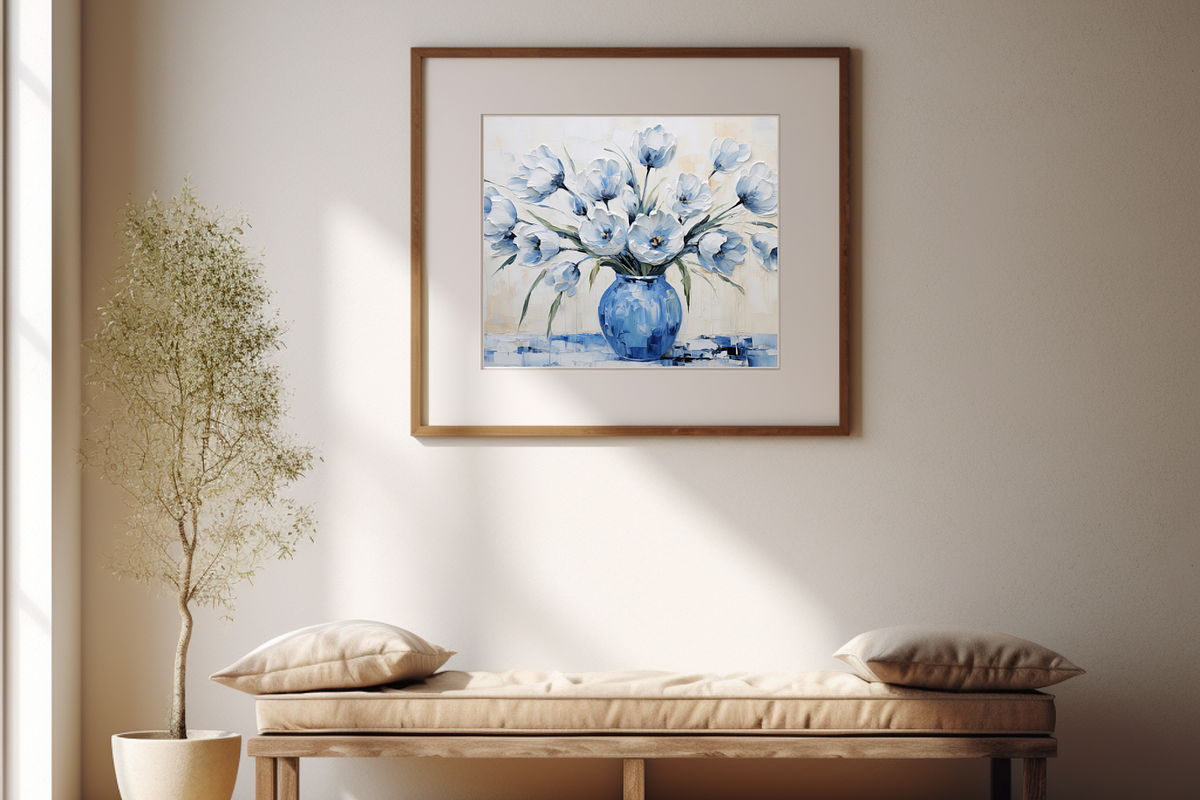 Oil Painting Print-Ethereal Tulips, a Decorative Illustration by NSTUDIO (Photo 3 of 9)