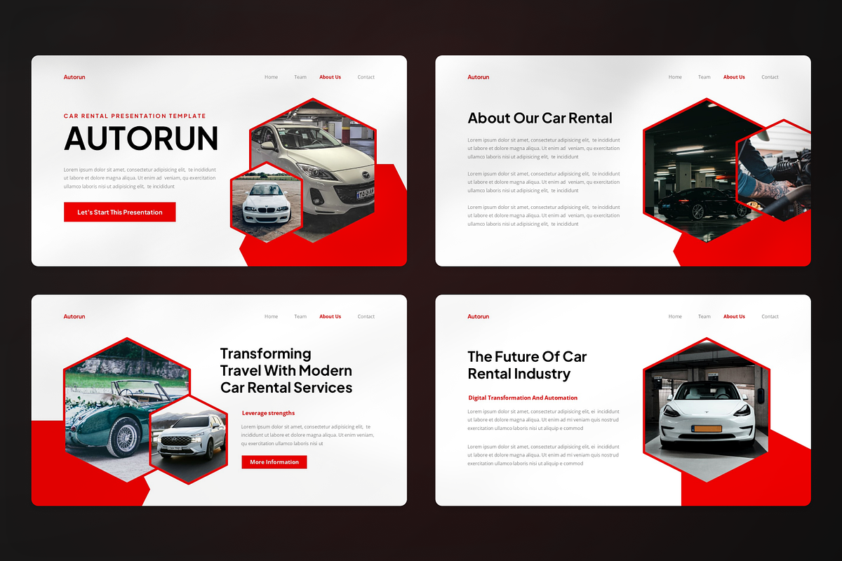Car Rental Presentation Powerpoint, a Presentation Template by SquidPixey (Photo 2 of 7)