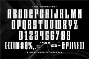 Blocky Varsity - Condensed Slab, a Slab Serif Font by Pian45 Studio (Thumbnail 7 of 8)