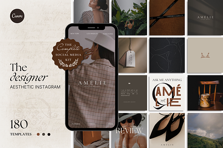 The Designer Template Bundle, a Social Media Template by The Flossy Finch