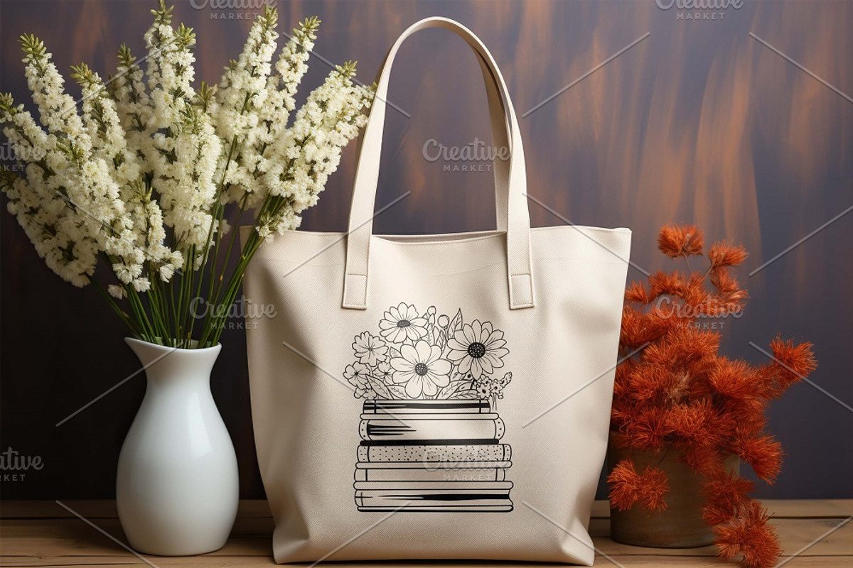 24 Floral Book SVG, Book with Flower, a Decorative Illustration by FancyDesignStudio (Photo 8 of 9)
