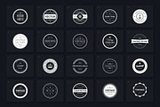 100 Retro Badges Vol. 1, a Branding & Logo Template by Amito Vectors (Thumbnail 3 of 6)