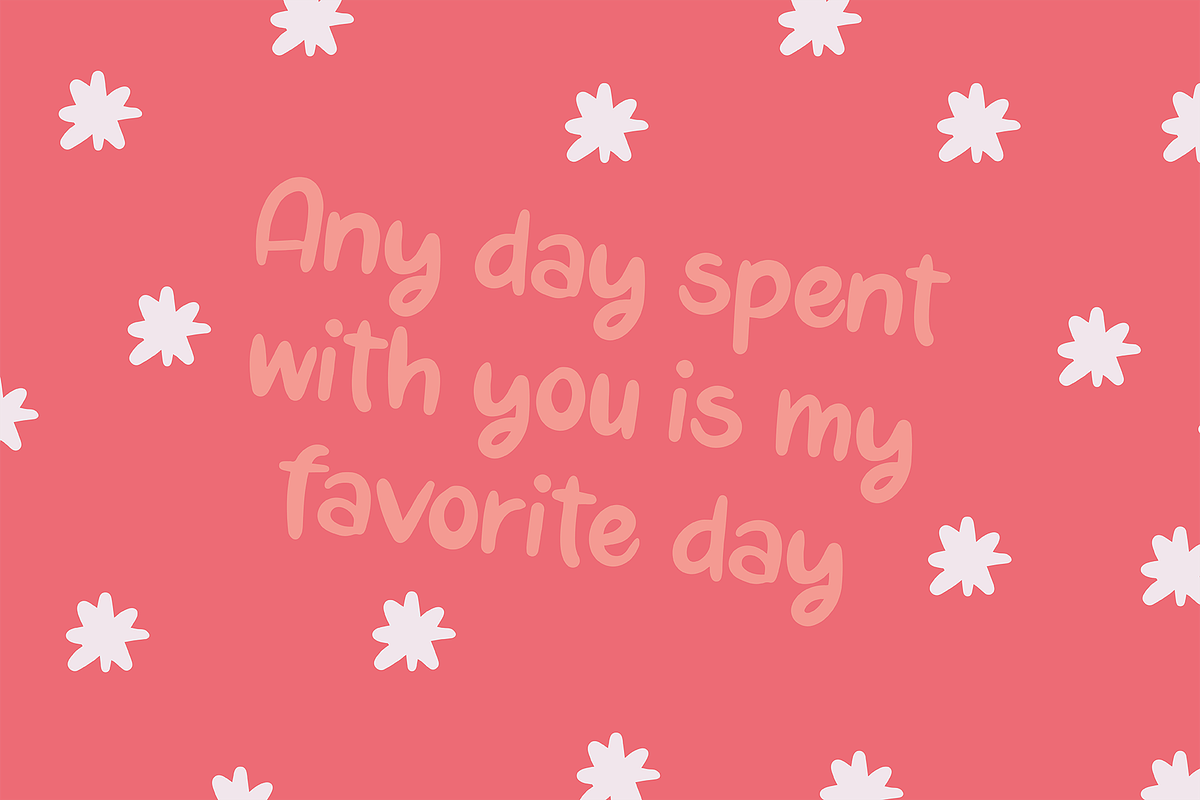 RUBY SANS Hand Lettered .OTF Font preview 5