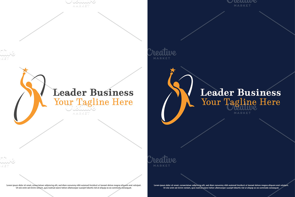 Leader business logo design template, a Branding & Logo Template by Morvana Crew (Photo 1 of 2)