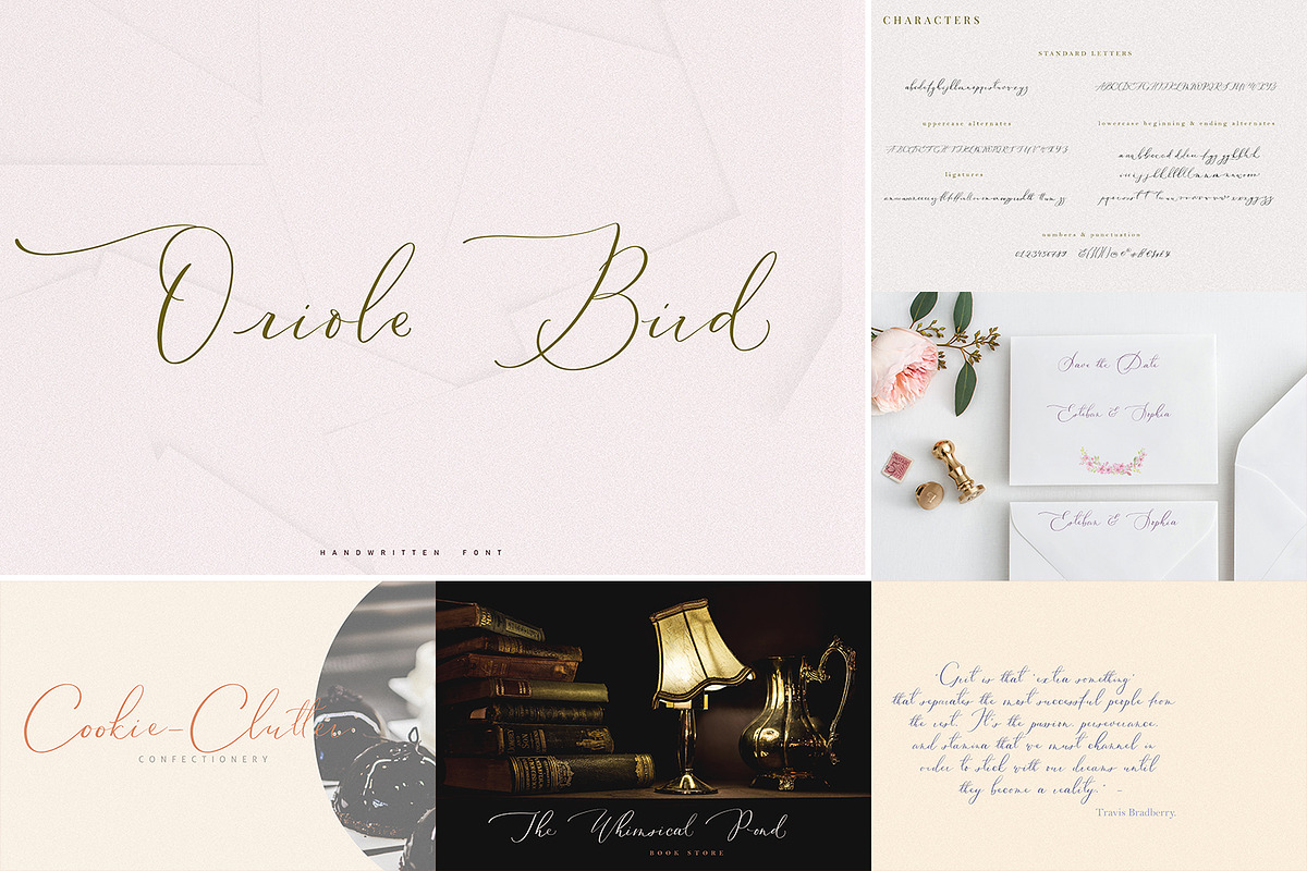 The Modern Calligraphy Font Bundle, a Script Font by Art pages (Photo 9 of 13)