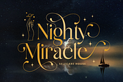 Glittery - Lavish Luxury Font, a Serif Font by Sensatype (Thumbnail 7 of 12)