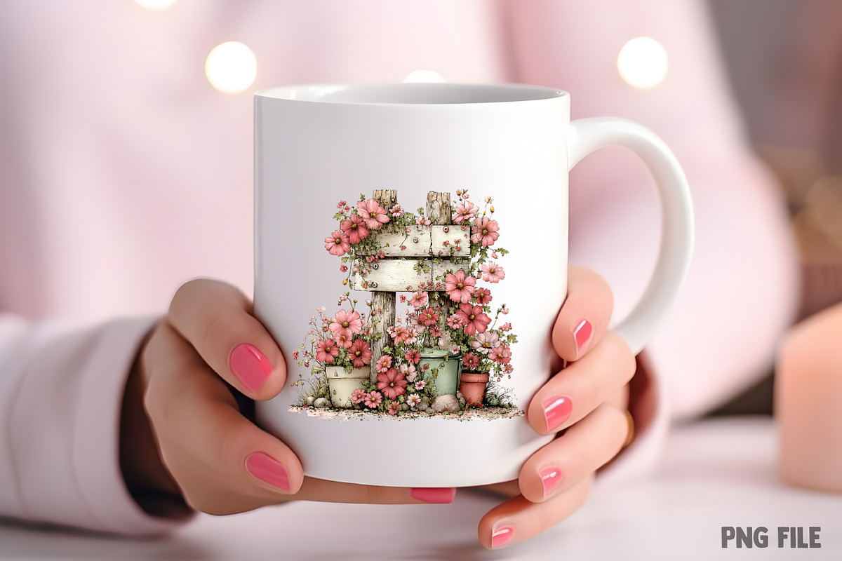Whimsical Spring Signpost Clipart, an Illustration by Craft Nest (Photo 7 of 11)
