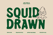 CS Squid Drawn, a Sans Serif Font by Craft Supply Co. (Thumbnail 1 of 8)