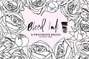 10 Drawing Ink Procreate Brushes, a Brush Add-On by The Pigeon Letters (Thumbnail 5 of 13)
