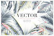 Vector Tropic Chic Pattern Set!, a Pattern Graphic by Pink Linen (Thumbnail 1 of 9)