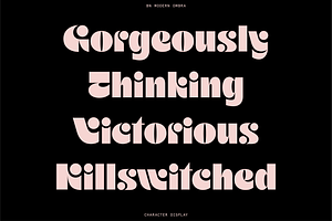 Modern Ombra - Quirky Display Font