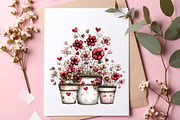 Whimsical valentines day clip art, an Illustration by SinaCreation (Thumbnail 10 of 11)