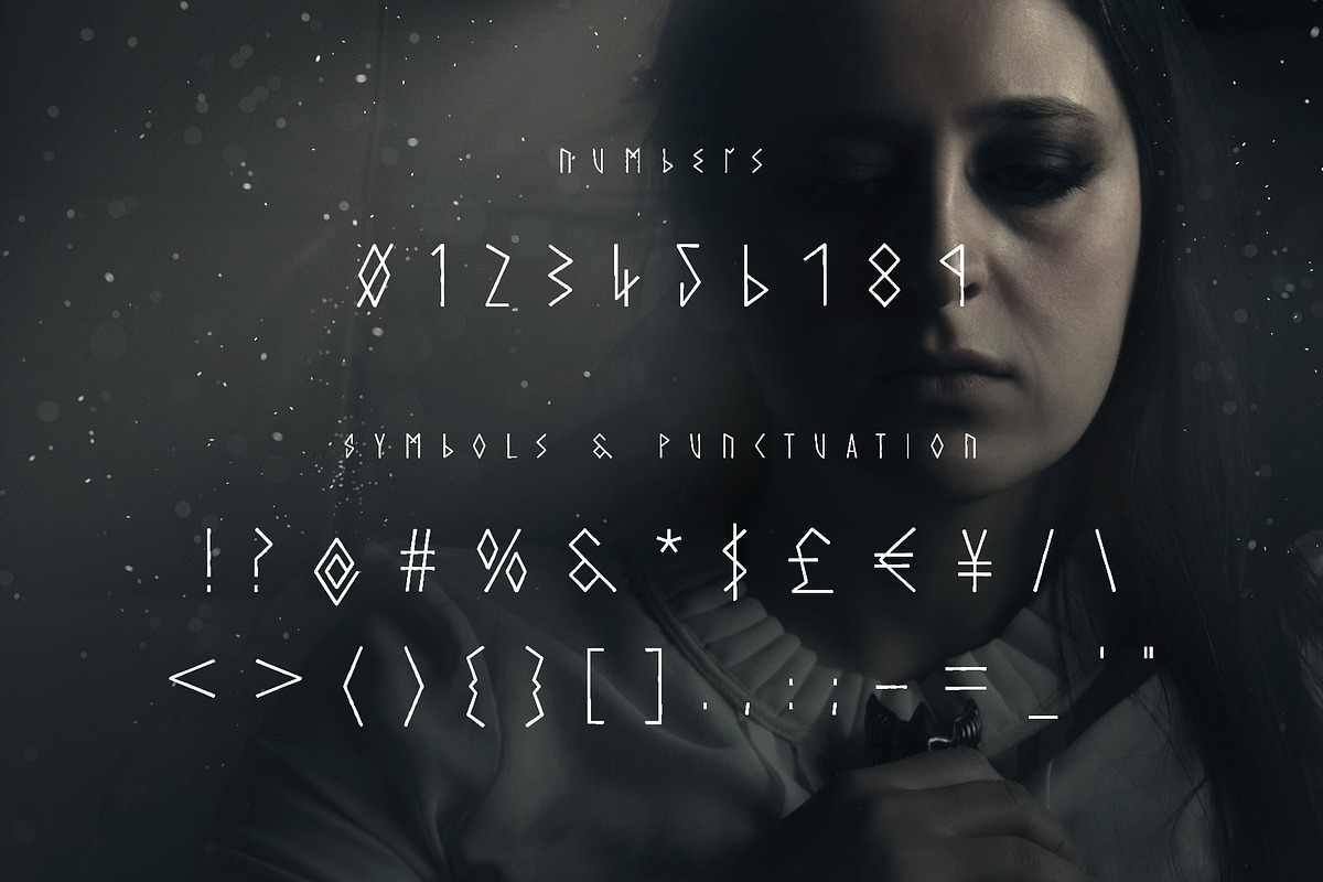 Shieldmaiden - Norse Viking Font, a Font by Aurora Graphics (Photo 3 of 5)
