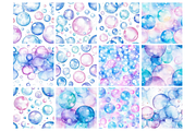Watercolor Soap Bubbles, an Illustration by Mashimara (Thumbnail 2 of 4)