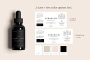 Cosmetic Label Bundle • Geranium, a Print Template by Sjá Agency (Thumbnail 16 of 19)