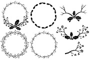 Black Holly Vectors & Holly Clipart, an Illustration by Amanda Ilkov (Thumbnail 4 of 5)