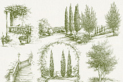 Lakeside Villas – A Timeless Italian, a Decorative Illustration by Eyeinspire (Thumbnail 5 of 8)