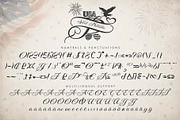 Spirit Patriotic Monogram, a Handwritten Font by Yoga Letter (Thumbnail 6 of 6)