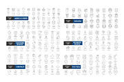 Ultimate bundle Icon set – 2,000+, an Outline Icon by Icons (Thumbnail 7 of 9)