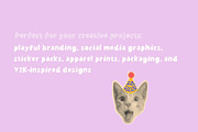 Bubble Gum Club. Playful trio font, a Handwritten Font by PaperJamLab (Thumbnail 9 of 14)