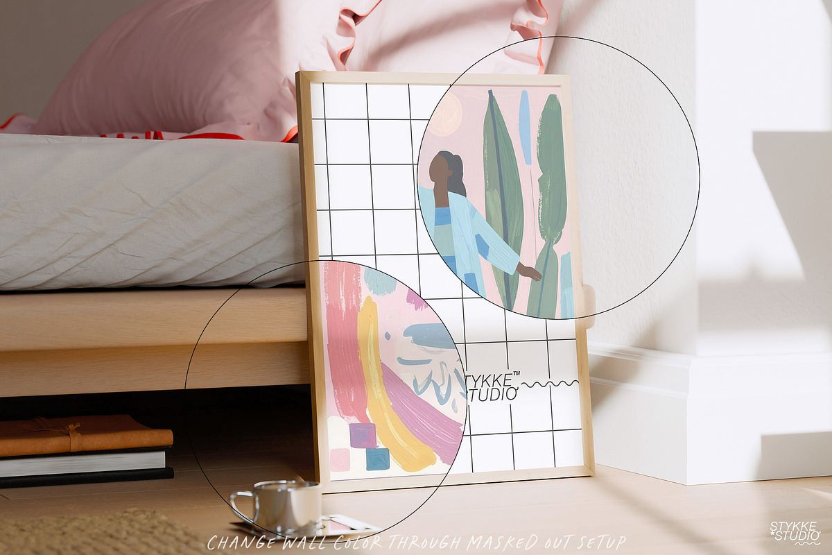 PARIS EN ROSE | frame mockup set, a Household Mockup by Stykke Studio (Photo 10 of 15)