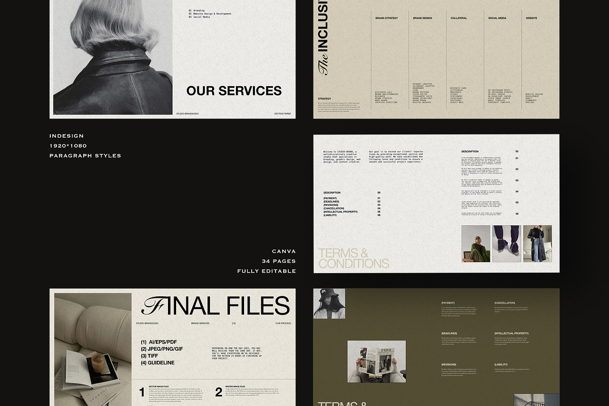 BLEU | Brand Services&Pricing Guide, a Magazine Template by Studio Brand (Photo 13 of 13)