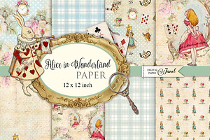 Alice in Wonderland Paper