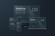 Dark Clay Multi Device Mockup Set, an iPhone Mockup by Deeplab (Thumbnail 12 of 12)