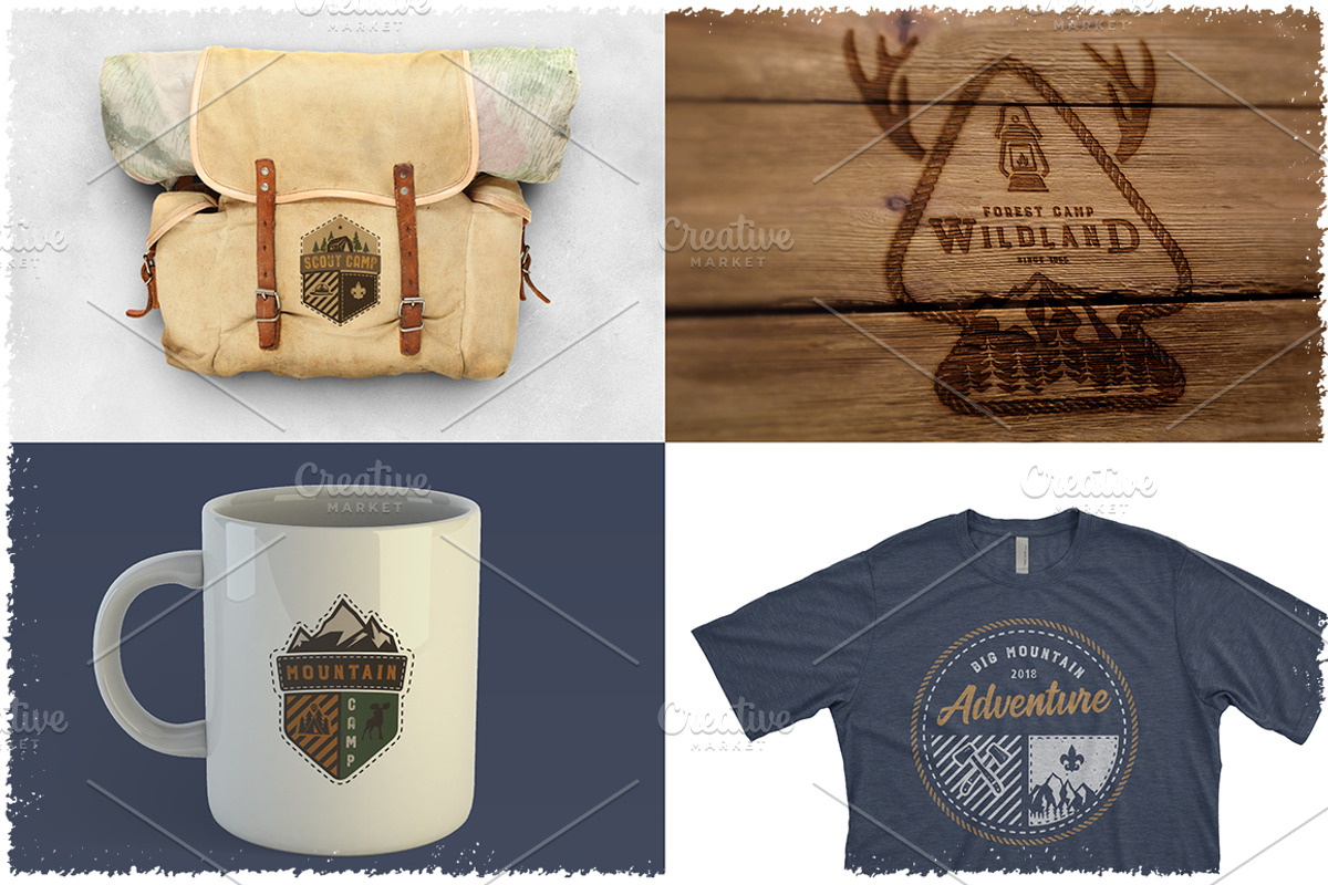 The Scouts Logos & Camping Badges, a Branding & Logo Template by JeksonGraphics (Photo 8 of 9)