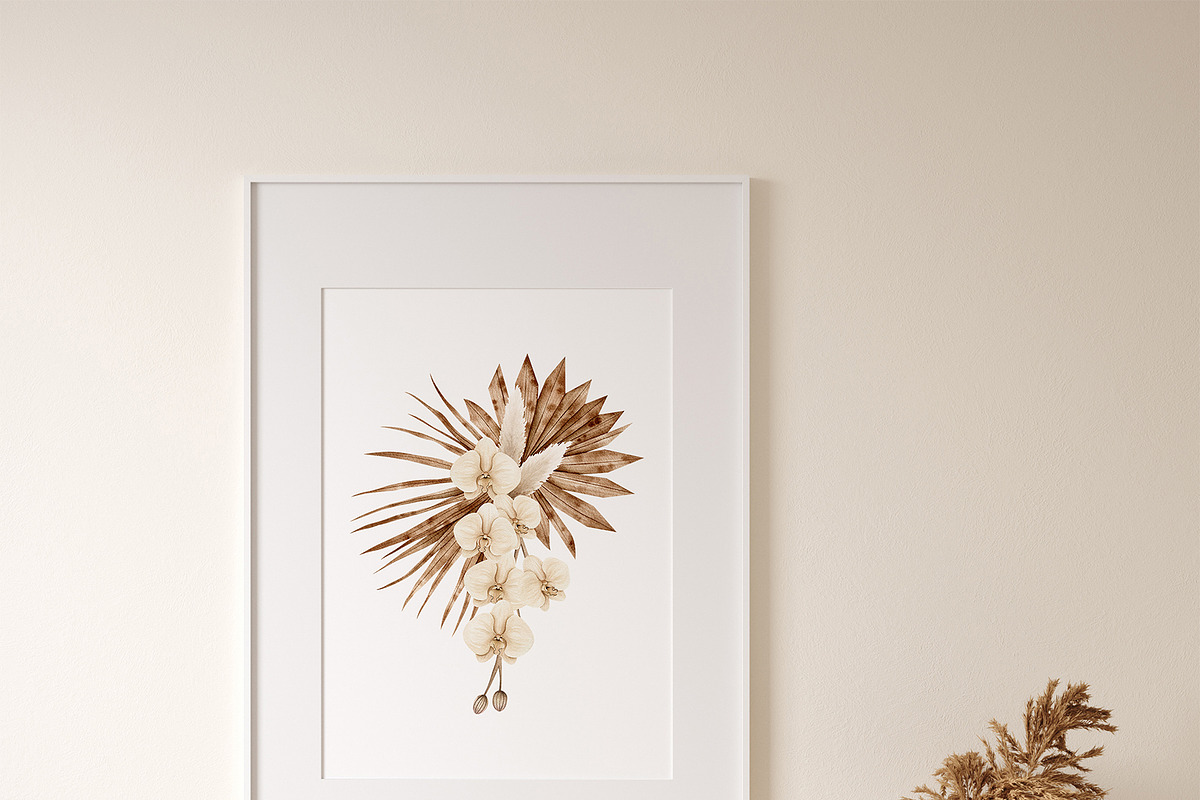 Watercolor Boho Fall Dusty Rose Set, a Decorative Illustration by Carol Lozove (Photo 15 of 74)