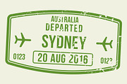 Passport Stamps & Travel Visa Signs, a Transportation Illustration by Kaushal Jangid (Thumbnail 4 of 14)
