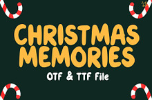 ChristmasMemories | Handwriting font