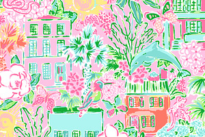 Charleston Seamless Pattern