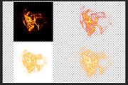 Fire Overlay 011, a Decorative Illustration by xresch (Thumbnail 2 of 2)